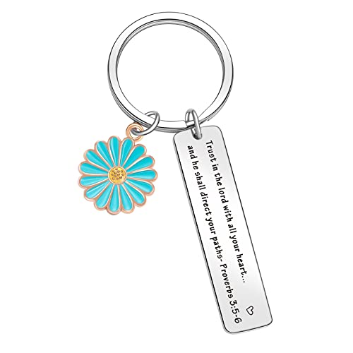 Christian Keychain For Women Bible Keychain Faith Based Gifts Biblical Gifts For Women Encouragement Jewelry