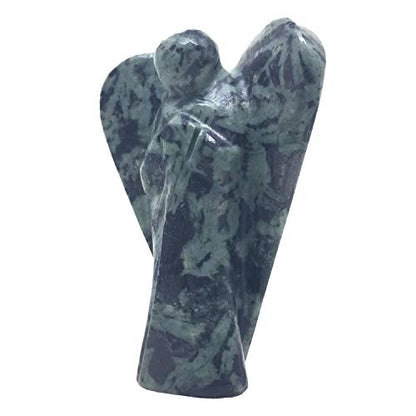 Nelson Creations 2 Inch Chinese Writing Stone Guardian Angel Figurine - color: Chinese Writing Stone