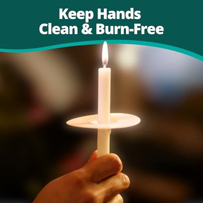 Concordia Supply 3" Paper Disc Candle Drip Protectors (Pack of 250) - size: 250 Drip Protectors