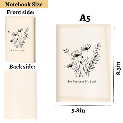 Encouraging Christian Hard Shell Journal Notebook 200 Sheets (5.8 x 8.3) - color: Multi 1155