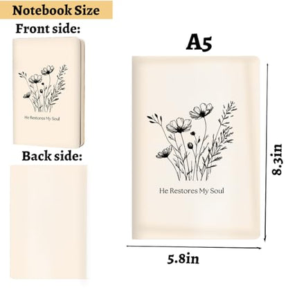 Encouraging Christian Hard Shell Journal Notebook 200 Sheets (5.8 x 8.3) - color: Multi 1155