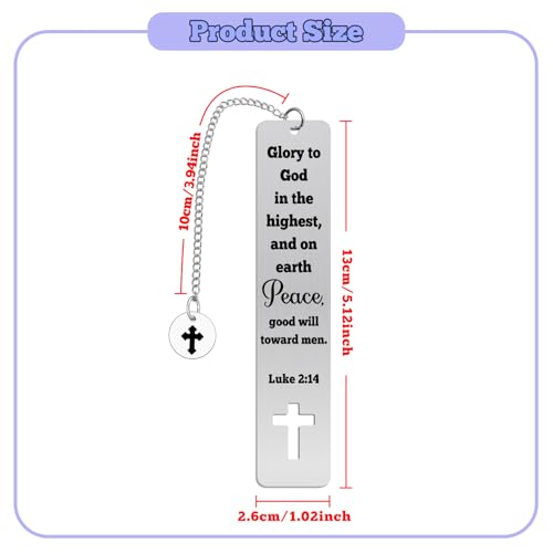 Christian Metal Bookmark Inspirational Bible Verse Bookmarks Scripture Religious Gift for Women Men First Communion Gifts for Girls Baptism Gifts for Teen Book Marks for Reading Graduation Gift - color: Christian Metal Bookmark 02