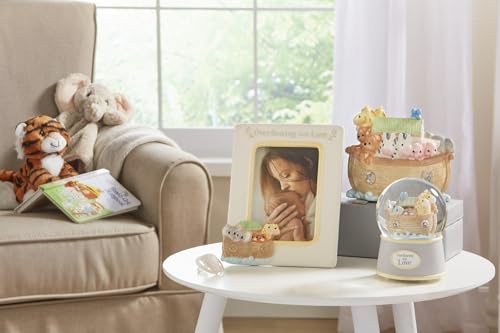Precious Moments Noah's Ark Porcelain Baby Bank - Nursery Decor with Top Slot - 173434