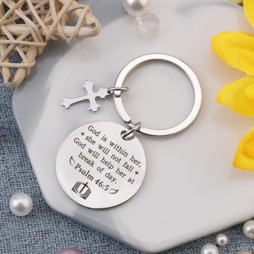 Christian Keychains Cross Keychain Bible Accessories Gifts Christian Gifts Religious Gifts - color: Bible Gifts for Women Men