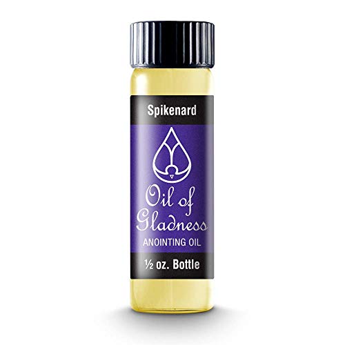 Oil of Gladness Spikenard Anointing Oil - Oil for Daily Prayer, Ceremonies and Blessings 1/2 oz - size: 0.5 Fl Oz (Pack of 1)