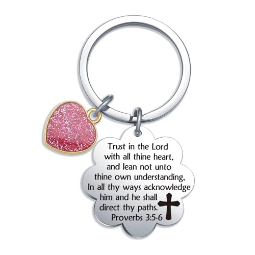 Christian Stuff Scripture Gifts Christening Gifts Bible Keychain Faith Based Gifts Religious Charm Keychain
