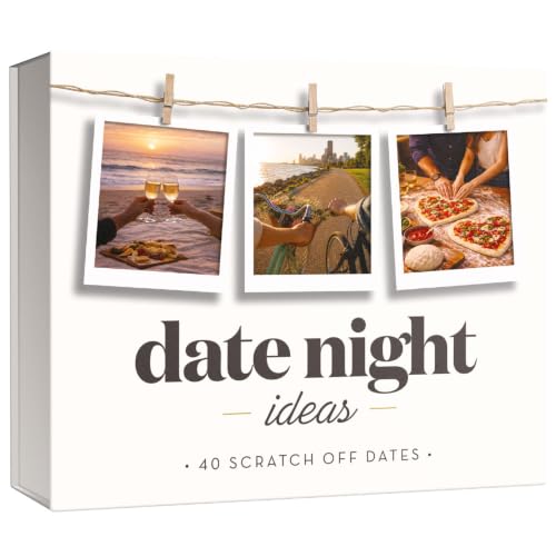 40 Scratch Off Date Night Ideas, Couples Gifts, Anniversary, Wedding & More