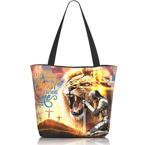 Bible Tote Bags for Women Christian Gifts Religious Church Shoulder Bag - color: Bible-33