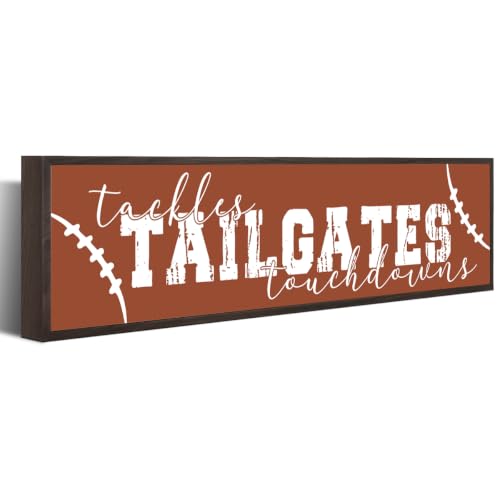 Football Wall Decoration, Tailgate Sign Rustic Farmhouse Home Decor - color: Fall Sign 8