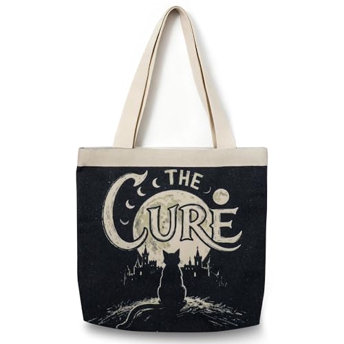 Large Tote Shopping Bag Cotton Canvas-Reusable grocery Bag with Zipper Aesthetic Reusable Shoulder Bag - style: Style-a