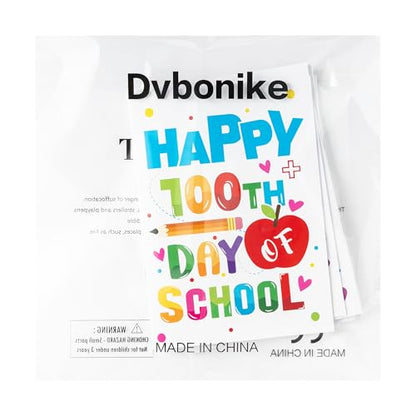 24Pcs 100 Days of School Coloring Books - Happy 100th Day of School DIY Color-in Pages Cute Pencil Apple Patterns Drawing Booklet Classroom Rewards Art Activity Gifts Party Favors Supplies - color: Y-100 Days of School