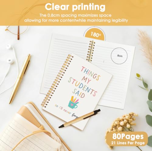 Teachers Gifts Spiral Notebooks, End of Year Teacher Gifts - color: 07-teacher