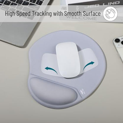 Mr. Pen- Ergonomic Mouse Pad with Wrist Rest - color: Light Gray