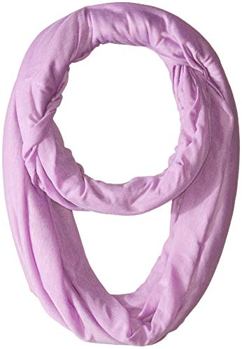 Hadley Wren Women's Classic Solid Soft Lightweight Everyday Infinity Scarf - color: Orchid