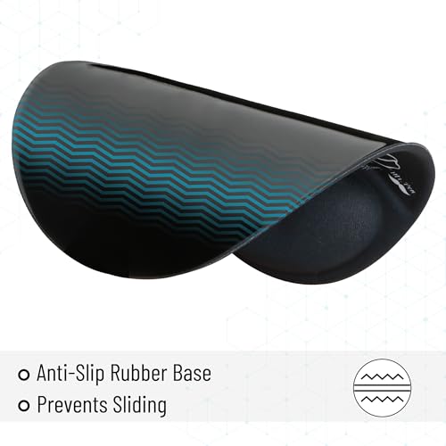 Mr. Pen- Ergonomic Mouse Pad with Wrist Rest, Grim Reader Design - color: Grim Reader