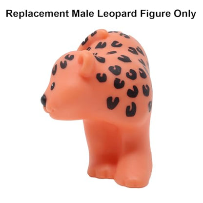 Little People Replacement Part for Fisher-Price Noah's Ark, Zoo or Safari Playset V8254 - Replacement Male Orange and Black Leopard