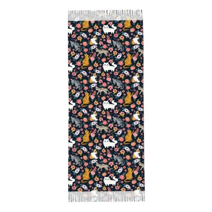 Prayer Shawls and Wraps for Women, Jesus Christian Gifts Bible Scarf Super Soft Fashion Shawl With Tassel - color: Black1