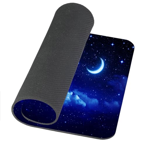 TSSOHU Fantasy Night Sky Cloud Galaxy Customized Rectangle Non-Slip Rubber MousePads for Office Home Laptop, Computer Mouse Pad for Wireless Mouse, 9.5""x7.9""x0.12"" Inch(240mm x 200mm x 3mm) - color: WMJ118
