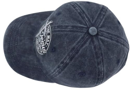 The Way The Truth The Life Baseball Cap for Men Women, Adjustable Cotton Embroidered Christian Jesus Hat - color: Navy
