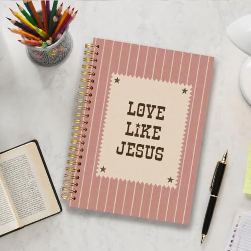 Christian Love Like Jesus Notebook for Women 5.5x8.3 - color: Love Like Jesus