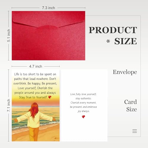 Encouragement Cards for Women with Envelopes, Get Well Cards for Friends - color: DXI#056