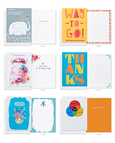 American Greetings 41-Count All-Occasion Greeting Card Pack, Assorted Colorful Designs