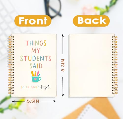 Teachers Gifts Spiral Notebooks, End of Year Teacher Gifts - color: 07-teacher