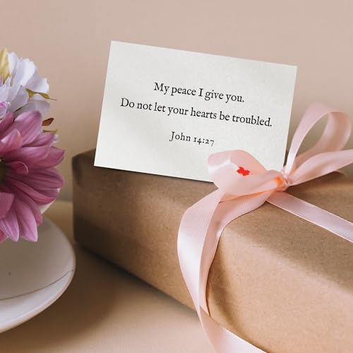 Bible Verse Cards, 60 Scripture Cards with Bible Verses - color: White