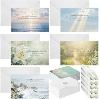 Eaasty 100 Pcs Cards with Stickers, Envelopes, Natural Style - style: Natural Style