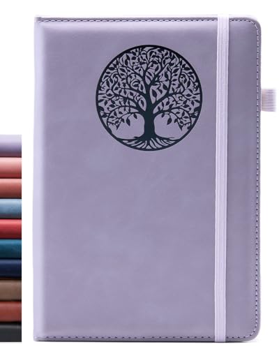 BIYUNRO Leather Journal, Writing Notebook for Women Men - color: Purple