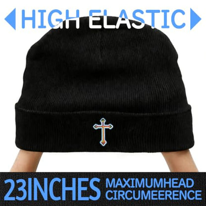 Funny Embroidered Beanie Hats for Men Women, Winter Graphic Knit Hat, Stuff Accessories Gifts