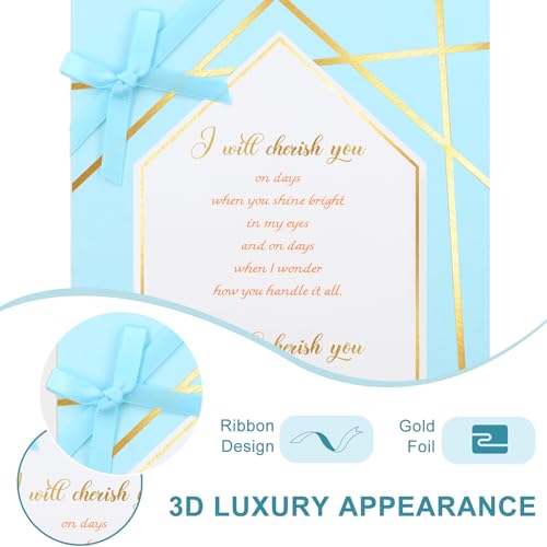 Sentimental Happy Birthday Card for Husband Wife Him Her - color: Love-5