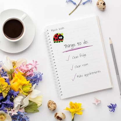 Carson Dellosa 72 Ladybug Stickers for Kids, 6 Sheets of Lady Bug Incentive - style: Ladybugs