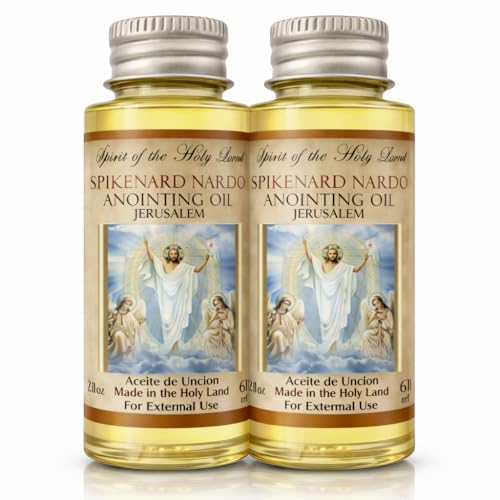 TALISMAN4U Spikenard Anointing Oil from Jerusalem, 2 x 60 ml