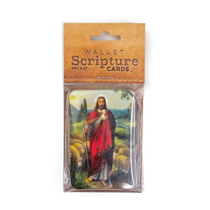 Logos Trading Post Psalm 23 Wallet Scripture Cards, Pack of 24 - color: Catholic