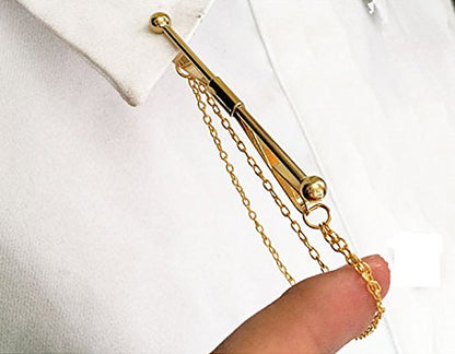 Tie Collar Bar Pin Set for Men Classic Collar Clip Set of 2 - style: Style 1