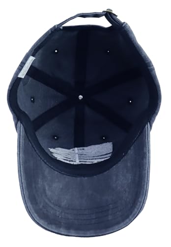 Christian Jesus Cross Hats for Men, Stand for The Flag Kneel for The Cross Baseball Cap - color: Navy