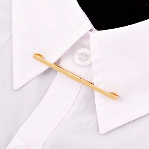 Tie Collar Bar Pin Set for Men Classic Collar Clip Set of 2 - style: Style 6