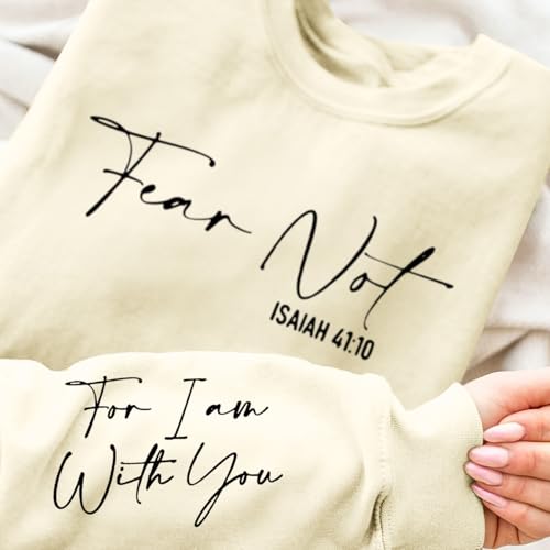 KEEVICI Christian Jesus Faith Sweatshirts for Women Religious Bible Verse God Sweatshirt Graphic Inspirational Cotton Hoodies - color: Apricot, size: XX-Large