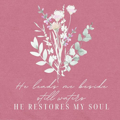Christian Shirts for Women Faith Jesus Bible Verse Tops - color: Pink, size: X-Large