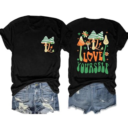 Womens Christian Shirts Funny Bible Verse Graphic T-Shirts Religious Faith Inspirational Short Sleeve Tee Tops - color: Black1, size: Small