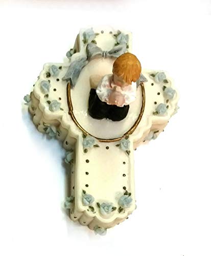 First Communion Keepsake Box 2.25 x 3.25 inches (Blue) - color: Blue