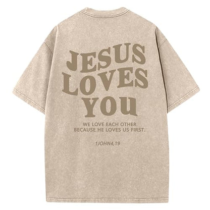 Christian Believer Faith God Religious T-Shirt Jesus Shirts for Women Men - color: Apricotb, size: XX-Large
