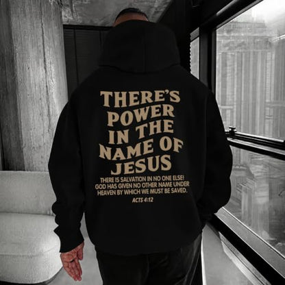 Christian Hoodies for Men God Jesus Cross Faith Religious Christ Hoodie - color: Black-a, size: Large