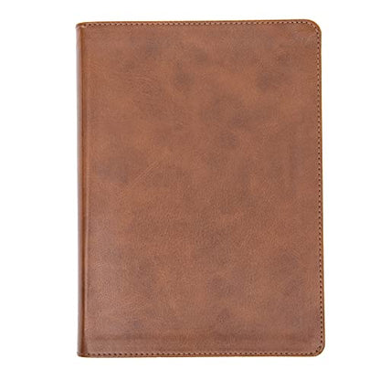 CSB He Reads Truth Bible, Saddle LeatherTouch, Black Letter, Wide Margins, Journaling Space, Study Tools, Reading Plans, Maps, Charts, Easy-to-Read Bible Serif Type