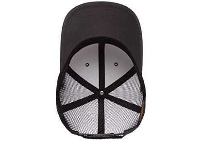 Yupoong Yp Classics Retro Trucker Cap - color: Charcoal/Black, size: One Size, style: Single