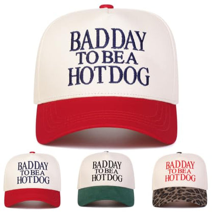 Trendy Embroidered Baseball Cap for Men & Women, Adjustable Snapback Hat for Casual Wear - color: Red Beige 621