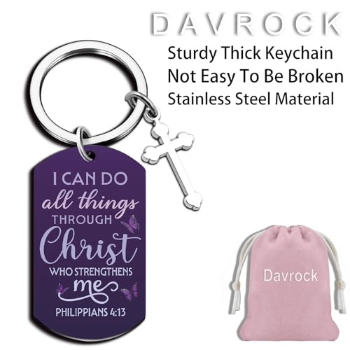 Baptism Gifts for Girl Catholic Gifts Cross Keychain Christian Gift