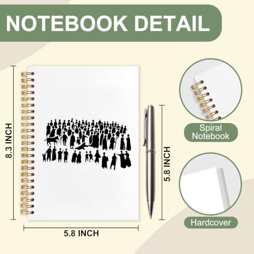 Bible Notebook,Healling of The Woman Inspirational Christian Church Hardcover Spiral Notebook Gifts,5.5x8.3 Inch - color: White-healling of the Woman