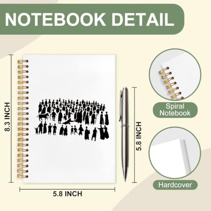 Bible Notebook,Healling of The Woman Inspirational Christian Church Hardcover Spiral Notebook Gifts,5.5x8.3 Inch - color: White-healling of the Woman